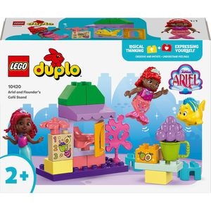 LEGO Duplo: Disney - Chioscul cu cafea al lui Ariel si Flounder 10420, 2 ani+, 22 piese