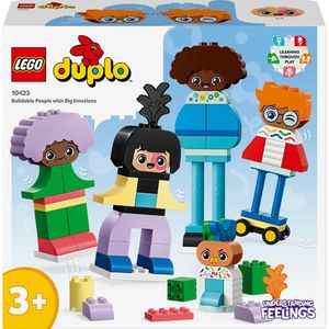 LEGO DUPLO: Oameni construibili cu emotii mari 10423, 3 ani+, 71 piese