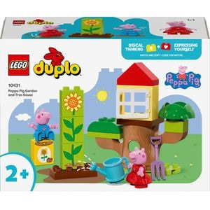 LEGO Duplo: Gradina si casa din copac a Purcelusei Peppa 10431, 2 ani+, 20 piese
