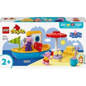 LEGO Duplo: Excursia cu barca a Purcelusei Peppa 10432, 2 ani+, 23 piese