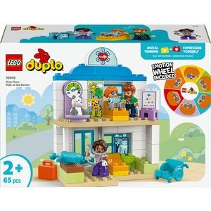 LEGO DUPLO: Prima data - Vizita la doctor 10449, 2 ani+, 65 piese