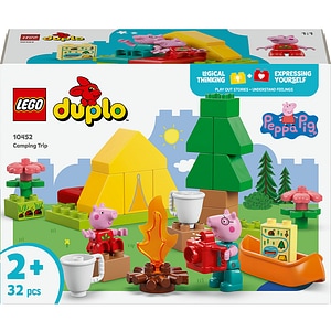 LEGO Duplo: Peppa Pig Excursie cu cortul 10452, 2 ani+, 32 piese