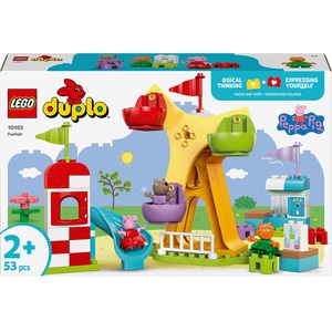 LEGO Duplo: Peppa Pig Targ de distractii 10453, 2 ani+, 53 piese