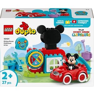 LEGO Duplo: Disney Clubul si masina lui Mickey Mouse 10454, 2 ani+, 27 piese