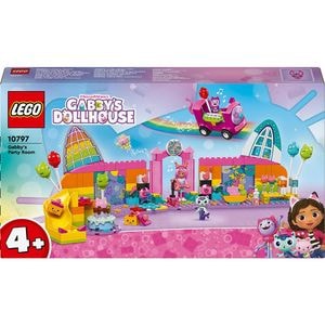 LEGO Gabby's Dollhouse: Camera de party a lui Gabby 10797, 4 ani+, 252 piese