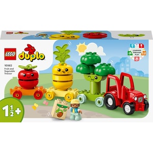 LEGO Duplo: Primul meu tractor cu fructe si legume 10982, 18 luni+, 19 piese