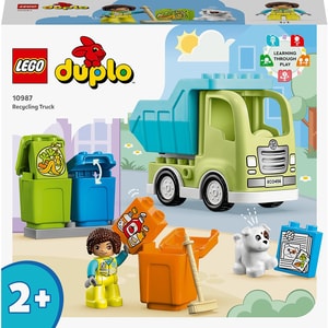LEGO DUPLO: Camion de reciclare 10987, 2 ani+, 15 piese