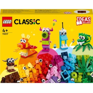 LEGO Classic: Monstri creativi 11017, 4 ani+, 140 piese