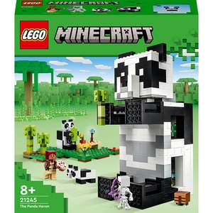 LEGO Minecraft: Refugiul ursilor panda 21245, 8 ani+, 553 piese