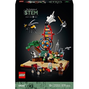 LEGO Ideas: Evolutia STEM 21355, 18 ani+, 879 piese