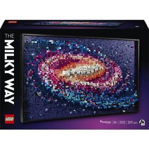 LEGO Art: Galaxia Calea Lactee 31212, 18 ani+, 3091 piese