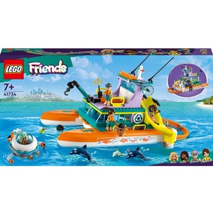 LEGO Friends: Barca de salvare pe mare 41734, 7 ani+, 717 piese