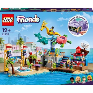LEGO Friends: Parc de distractii pe plaja 41737, 12 ani+, 1348 piese