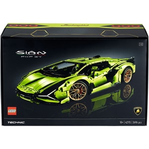 LEGO Technic: Lamborghini Sian FKP 37 42115, 18 ani+, 3696 piese