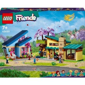 LEGO Friends: Casele familiale ale lui Olly si Paisley 42620, 7 ani+, 1126 piese