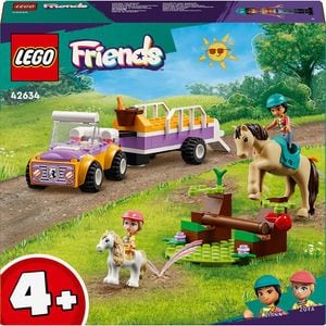 LEGO Friends: Remorca cu cal si ponei 42634, 4 ani+, 105 piese