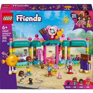 LEGO Friends: Magazin de dulciuri din orasul Heartlake 42649, 6 ani+, 376 piese