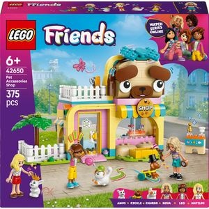 LEGO Friends: Magazin de accesorii pentru animale de companie 42650, 6 ani+, 375 piese