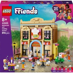 LEGO Friends: Restaurant si scoala de gastronomie 42655, 8 ani+, 896 piese