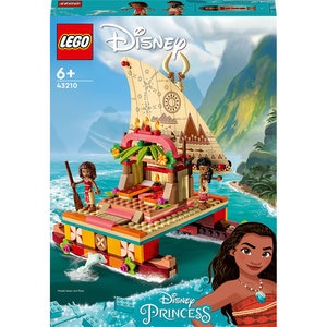 LEGO Disney Princess: Catamaranul polinezian al Moanei 43210, 6 ani+, 321 piese