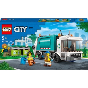 LEGO City: Camion de reciclare 60386, 5 ani+, 261 piese