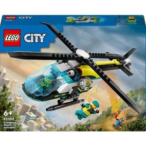 LEGO City: Elicopter de salvare de urgenta 60405, 6 ani+, 226 piese