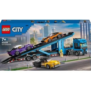 LEGO City: Camion transportor de masini sport 60408, 7 ani+, 998 piese