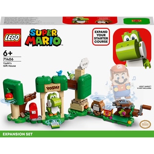 LEGO Super Mario: Set de extindere Casa cu cadouri a lui Yoshi 71406, 6 ani+, 246 piese