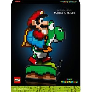 LEGO Super Mario: Super Mario World - Mario si Yoshi 71438, 18 ani+, 1215 piese