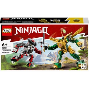 LEGO Ninjago: Lupta cu robotul EVO al lui Lloyd 71781, 6 ani+, 223 piese