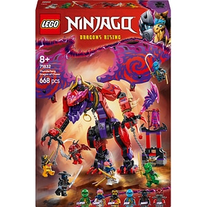 LEGO Ninjago: Dragonul haosului Thunderfang 71832, 8 ani+, 668 piese