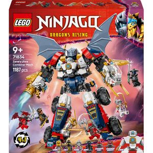 LEGO Ninjago: Ultrarobotul combinat al lui Zane 71834, 9 ani+, 1187 piese