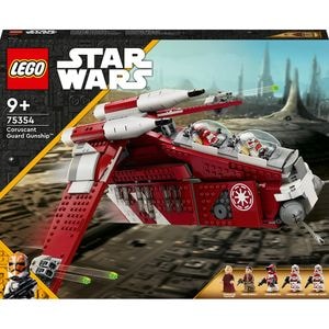 LEGO Star Wars: TM Nava de lupta a gardienilor de pe Coruscant 75354, 9 ani+, 1083 piese