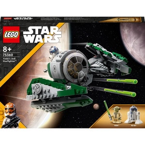 LEGO Star Wars: Jedi Starfighter TM al lui Yoda 75360, 8 ani+, 253 piese