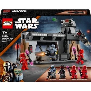 LEGO Star Wars: Lupta dintre Paz Vizsla si Moff Gideon 75386, 7 ani+, 289 piese
