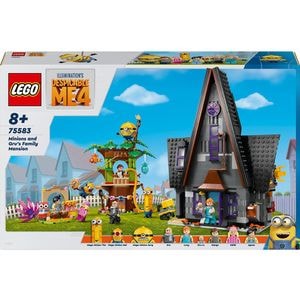 LEGO Despicable Me: Resedinta de familie a lui Gru si a minionilor 75583, 8 ani+, 868 piese