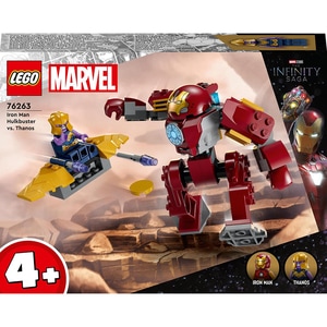 LEGO Super Heroes: Iron Man Hulkbuster vs Thanos 76263, 4 ani+, 66 piese