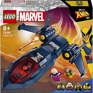 LEGO Marvel: Avionul X-Jet al lui X-Men 76281, 8 ani+, 359 piese
