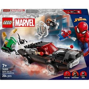 LEGO Marvel: Omul Paianjen vs. Masina fortoasa a lui Venom 76309, 7 ani+, 254 piese