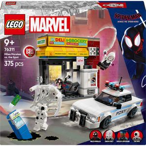 LEGO Marvel: Spider-Verse - Miles Morales vs. Spot 76311, 9 ani+, 375 piese