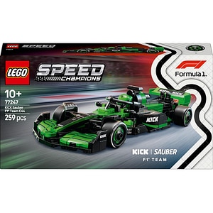 LEGO Speed Champions:  Masina de curse KICK Sauber F1 Team C44 77247, 10 ani+, 259 piese