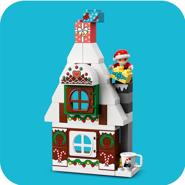 LEGO Marvel: Casa din turta dulce a lui Mos Craciun 10976, 2 ani+, 50 piese