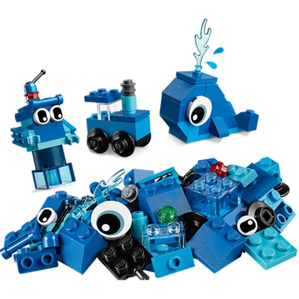 LEGO Classic: Caramizi creative albastre 11006, 4 ani+, 52 piese