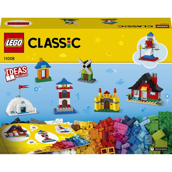 LEGO Classic: Caramizi si case 11008, 4 ani+, 270 piese