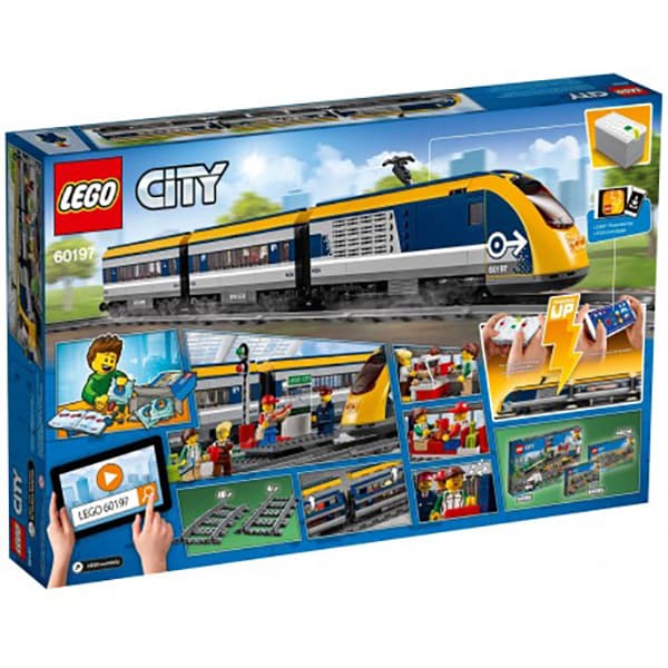 LEGO City: Tren de calatori 60197, 6 - 12 ani, 677 piese