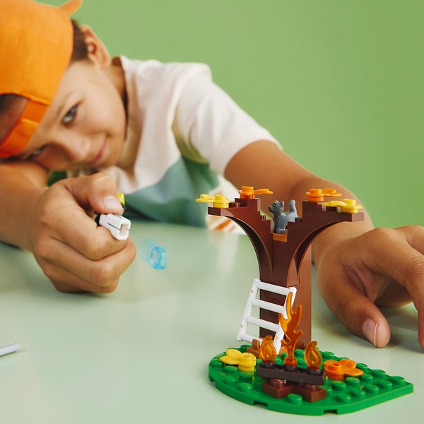 LEGO City: Salvare cu masina de pompieri 4x4 60393, 5 ani+, 97 piese