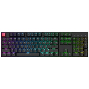 Tastatura Gaming Wireless mecanica KEYCHRON K10 QMK Version 2, Bluetooth, USB, Brown Switch, Layout US, negru