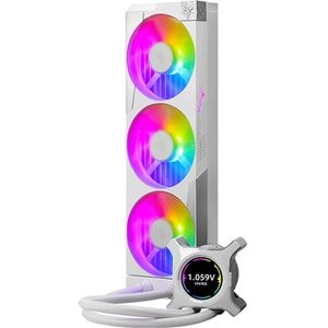Cooler procesor cu racire lichida SEGOTEP KL-II-360-ARGB-WH, 3x120mm, Iluminare ARGB, alb