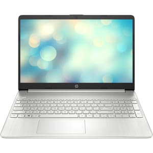 Laptop HP 15s-fq5051nq, Intel Core i5-1235U pana la 4.4GHz, 15.6" Full HD, 8GB, SSD 512GB, Intel Iris Xe Graphics, Free DOS, argintiu