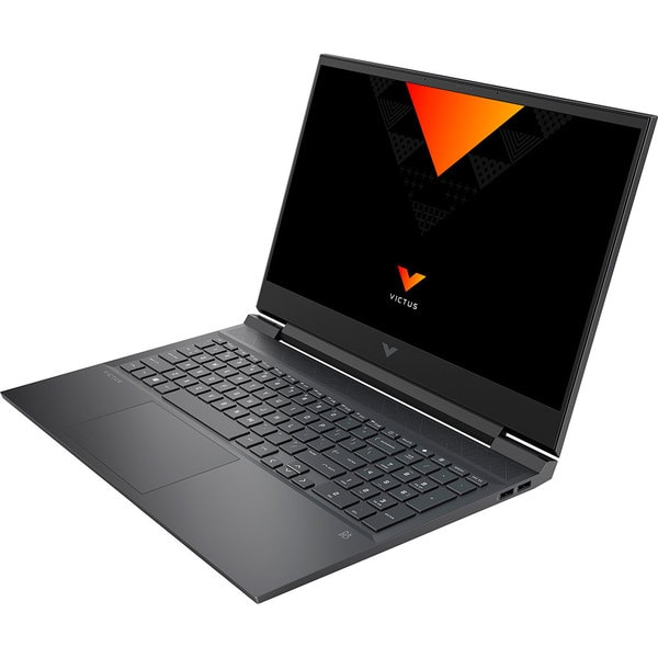 Laptop Victus by HP 16-e0004nq, AMD Ryzen 7 5800H pana la 4.4 GHz, 16.1", Full HD, 16 GB, SSD 512 GB, NVIDIA GeForce RTX 3060 6GB, FreeDos, argintiu-negru